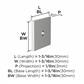 Ladera Cabinet Knob Backplate