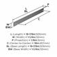 Ladera Appliance Pull Backplate