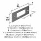 Medora Cabinet Pull Backplate