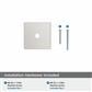 Ladera Cabinet Knob Backplate