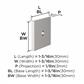 Ladera Cabinet Knob Backplate