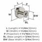 Radius Cabinet Knob