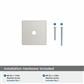 Ladera Cabinet Knob Backplate