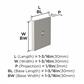 Ladera Cabinet Knob Backplate