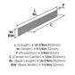 Ladera Appliance Pull Backplate