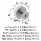 Radius Cabinet Knob