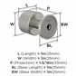 Balata Cabinet Knob